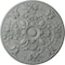 Ekena Millwork Baile Ceiling Medallion (Fits Canopies up to 6"), 31 1/4"OD x 2 1/4"P, Primed White CM31BA - alternate 1